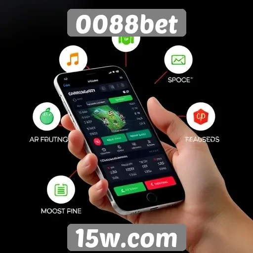 Funcionalidades do aplicativo móvel 0088bet